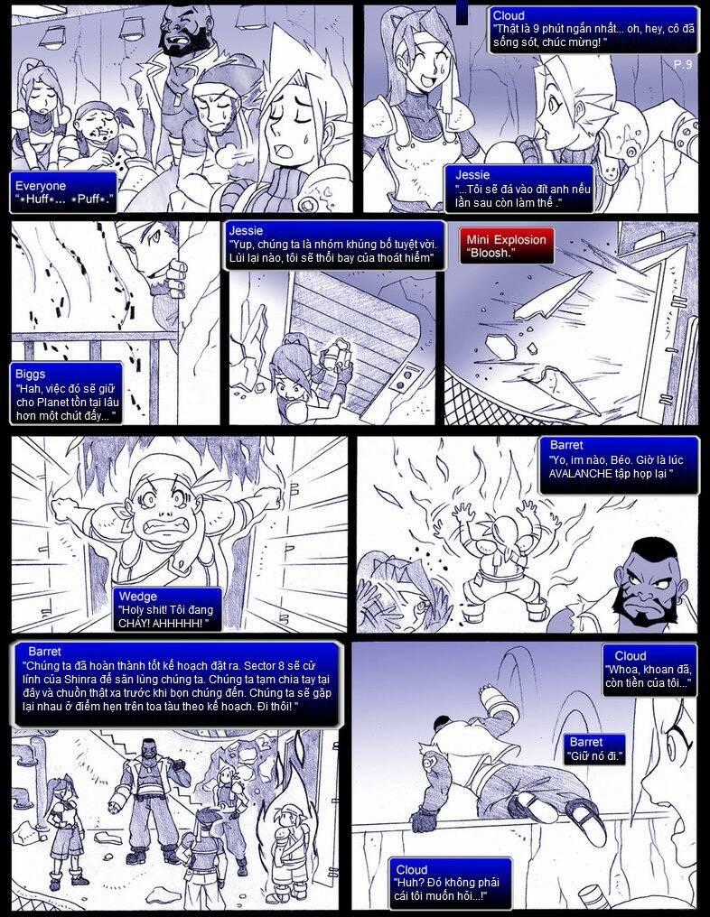 Final Fantasy VII comic Chapter 1 trang 9