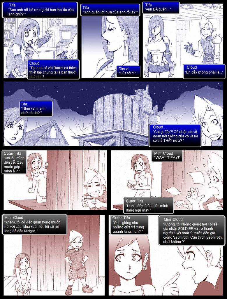 Final Fantasy VII comic Chapter 2 trang 11
