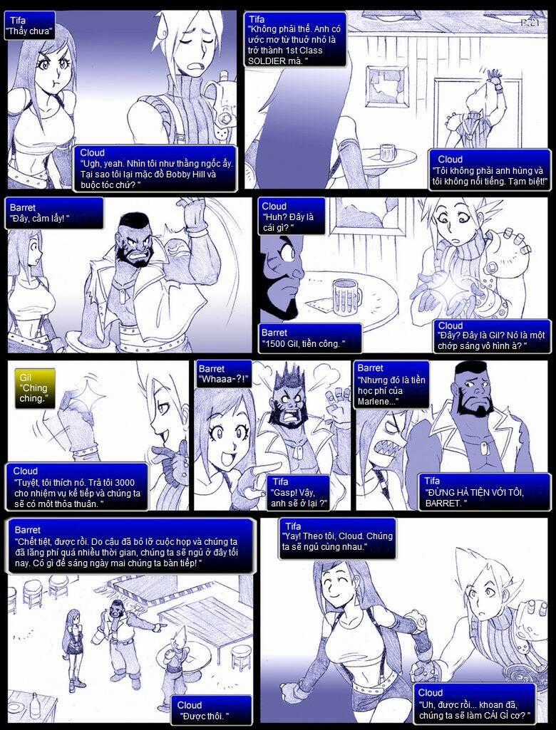 Final Fantasy VII comic Chapter 2 trang 13