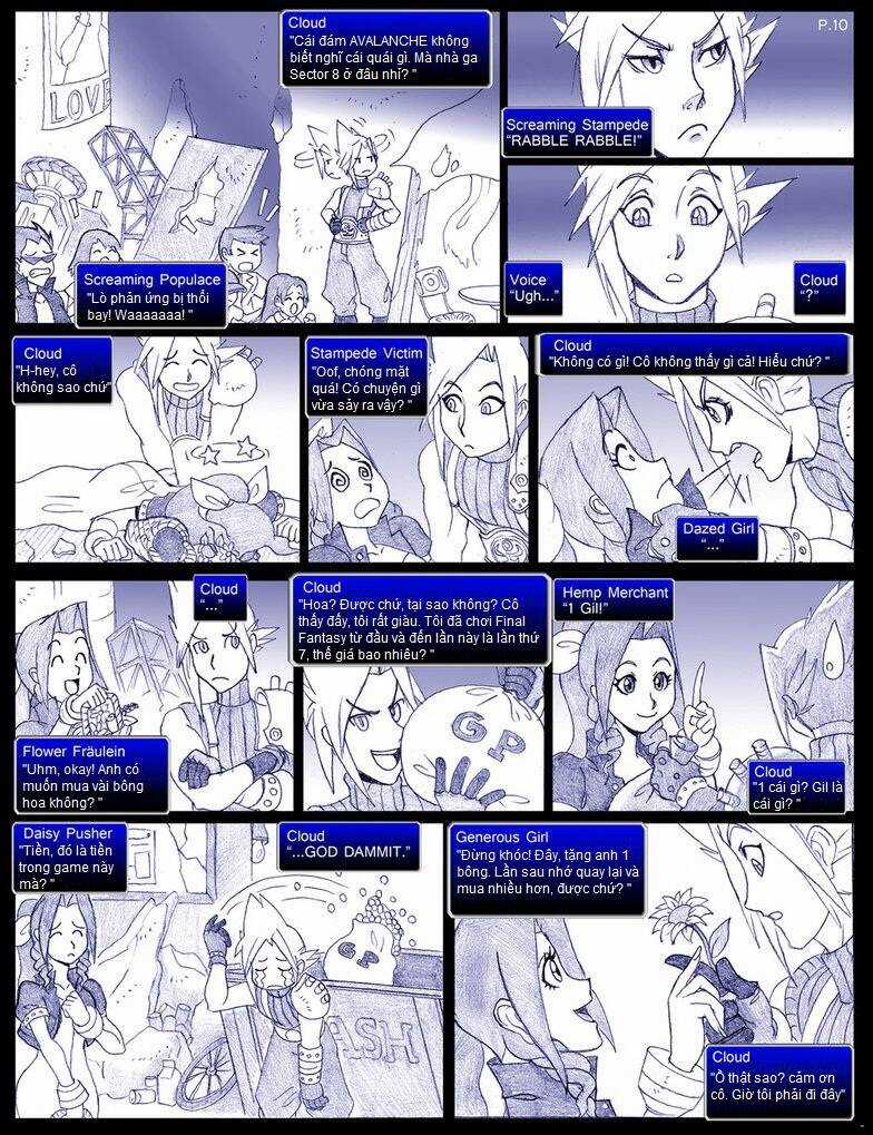Final Fantasy VII comic Chapter 2 trang 2