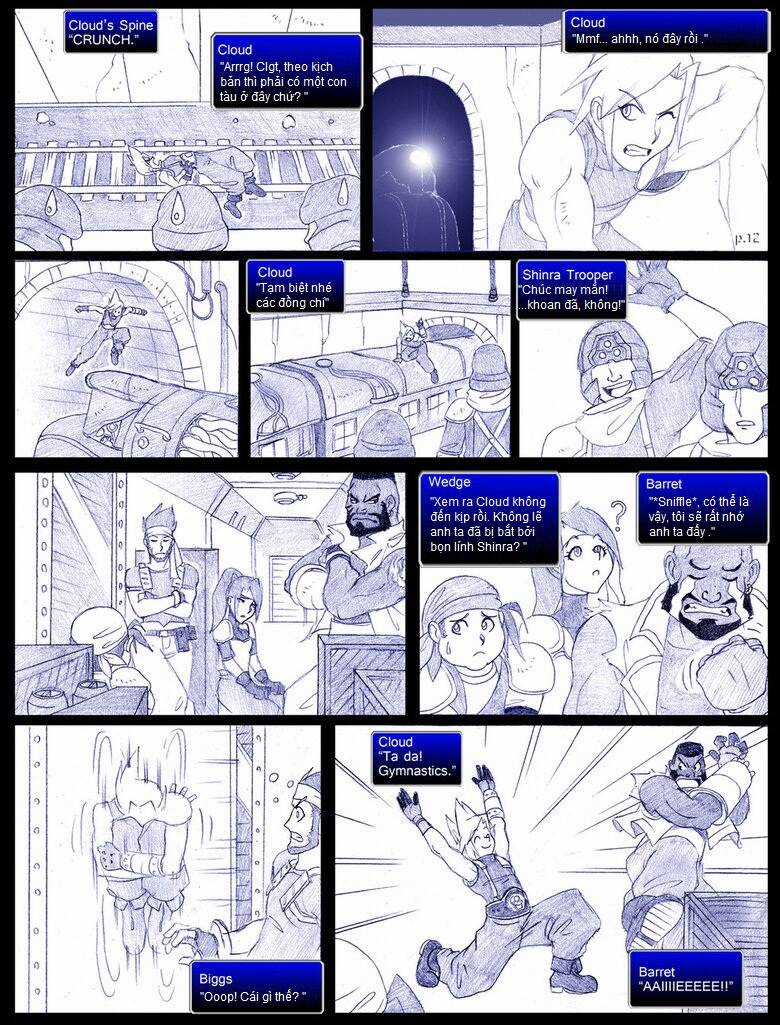 Final Fantasy VII comic Chapter 2 trang 4