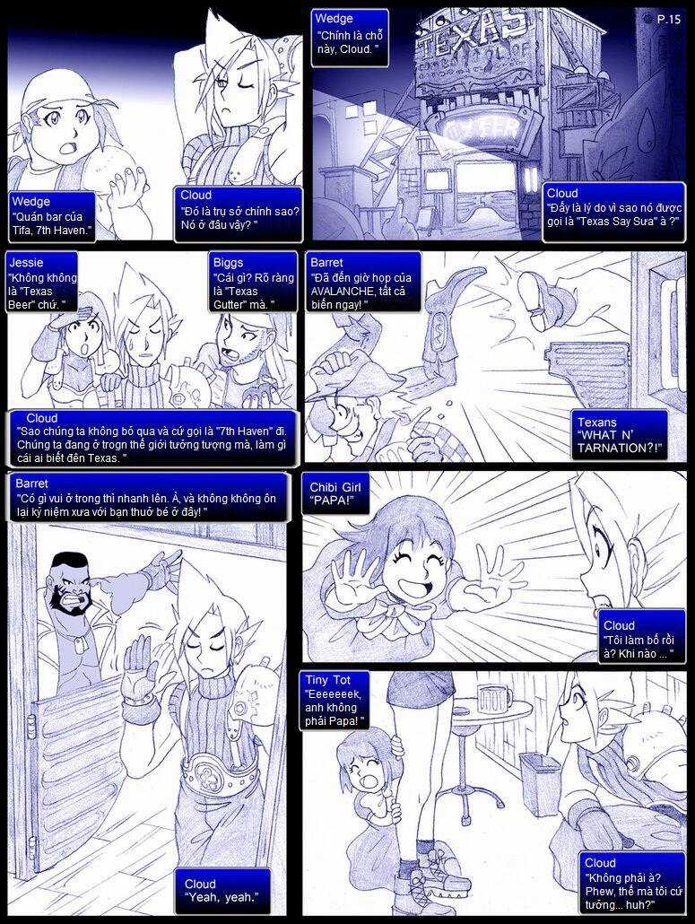 Final Fantasy VII comic Chapter 2 trang 7