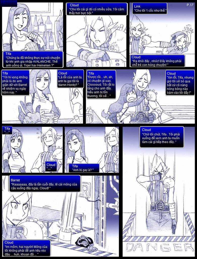 Final Fantasy VII comic Chapter 2 trang 9
