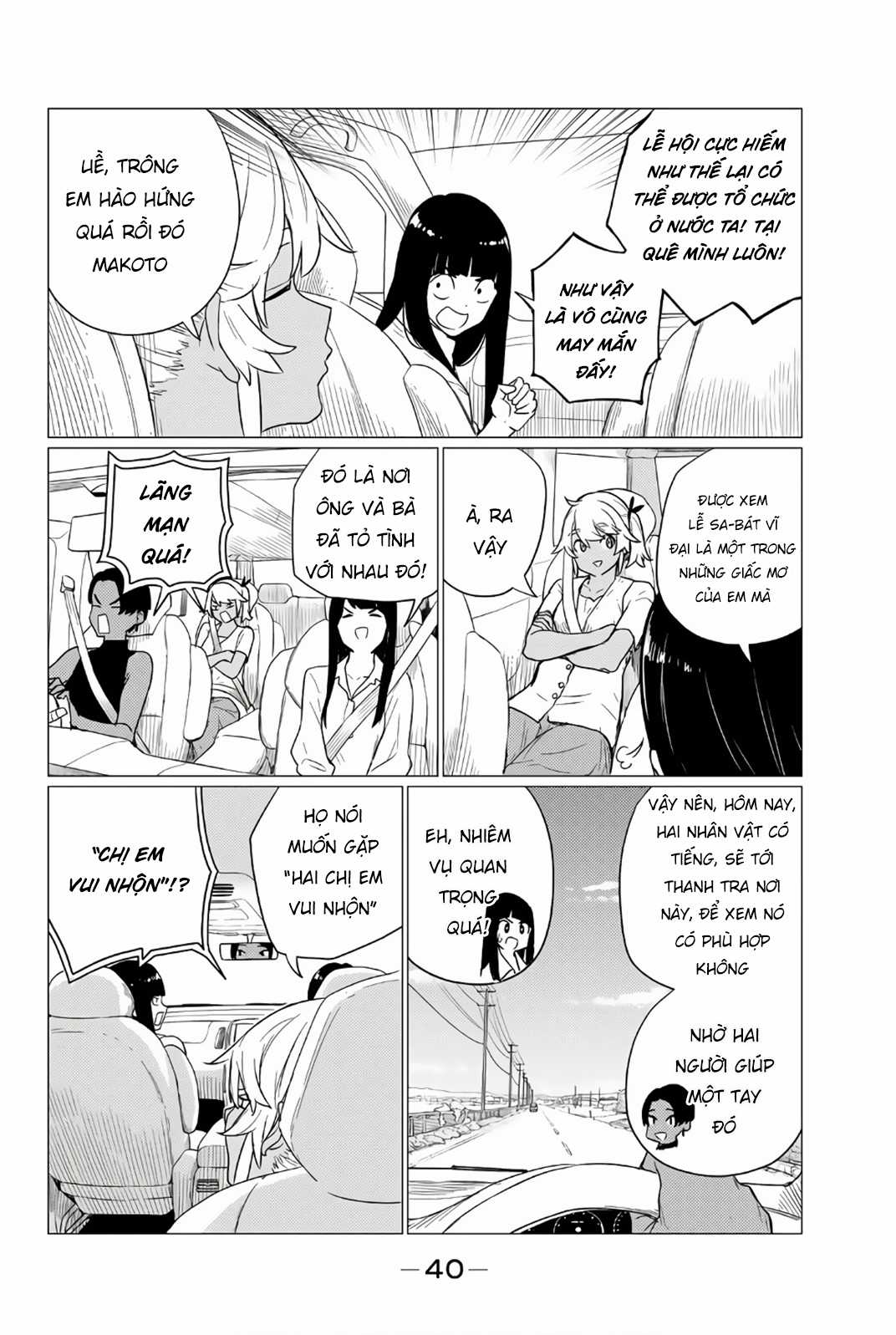 Flying Witch Chapter 75 trang 12
