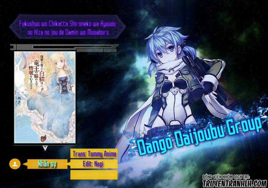 Fukushuu Wo Chikatta Shironeko Wa Ryuuou No Hiza No Jou De Damin Wo Musaboru Chapter 1 trang 0