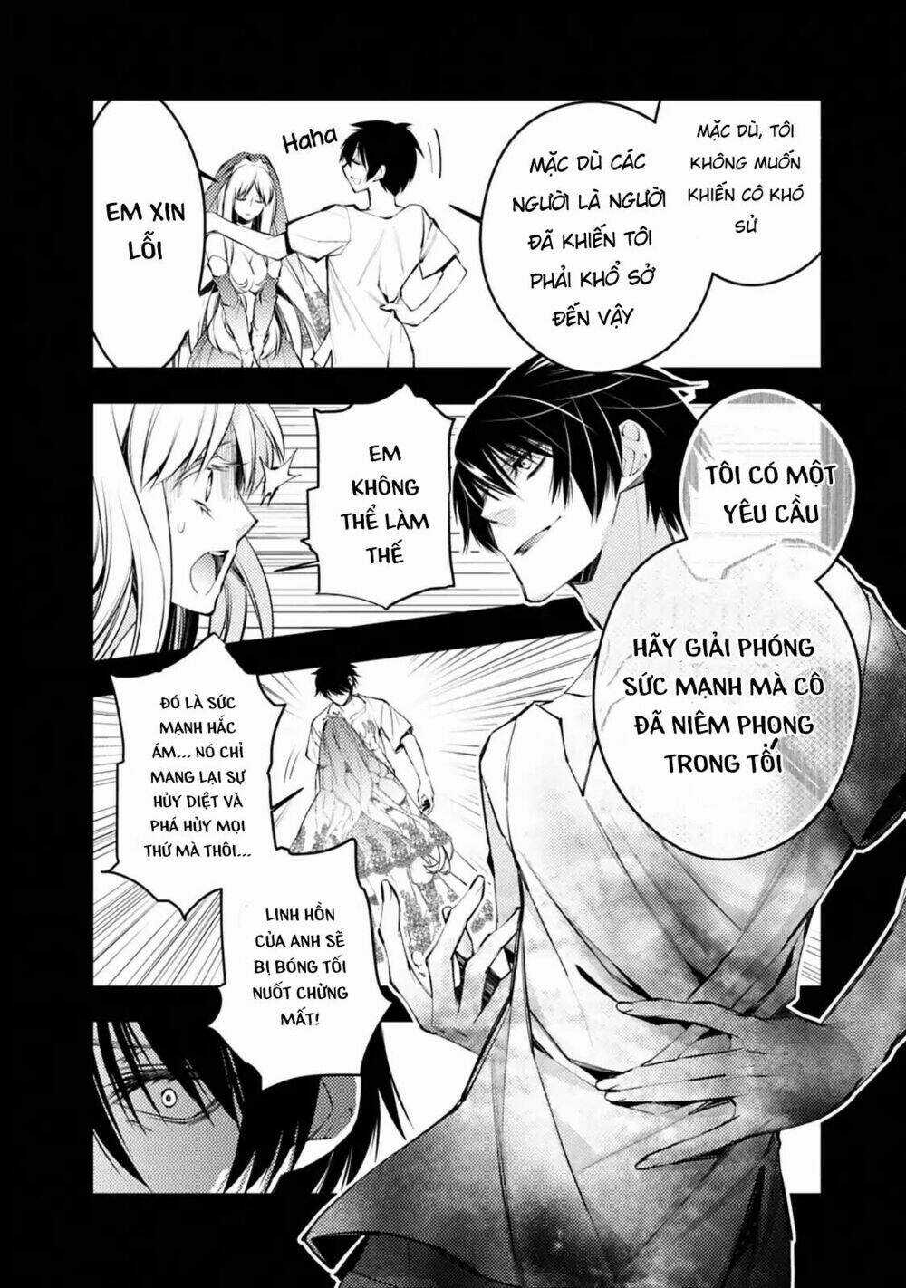 Fukushuu Wo Koinegau Saikyou Yuusha Wa, Yami No Chikara De Senmetsu Musou Suru Chapter 2.1 trang 8