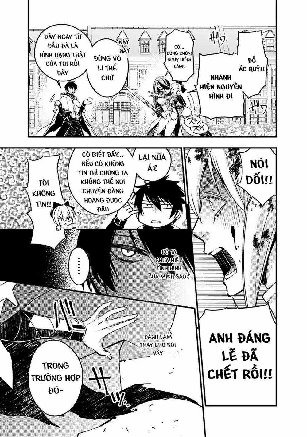 Fukushuu Wo Koinegau Saikyou Yuusha Wa, Yami No Chikara De Senmetsu Musou Suru Chapter 2.3 trang 4