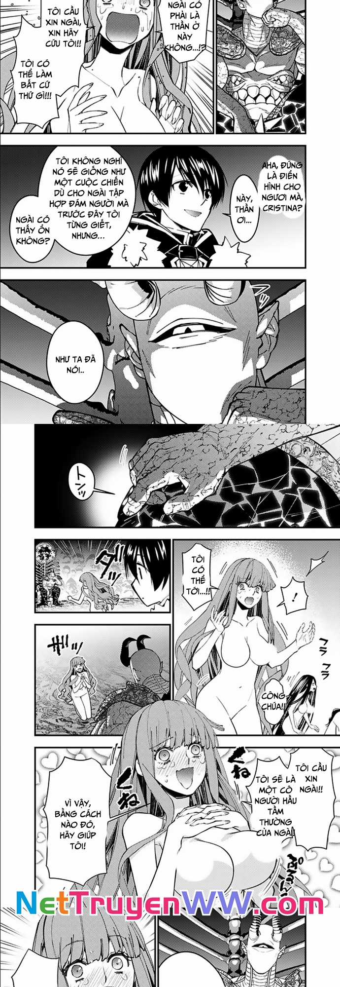 Fukushuu Wo Koinegau Saikyou Yuusha Wa, Yami No Chikara De Senmetsu Musou Suru Chapter 71 trang 3