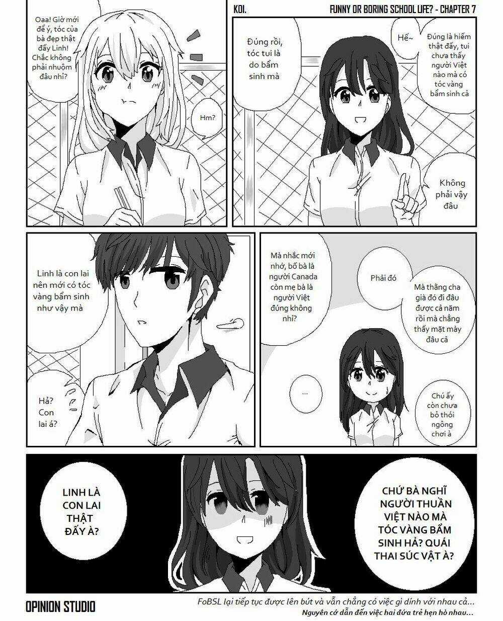 Funny Or Boring School Life? Chapter 7 trang 2