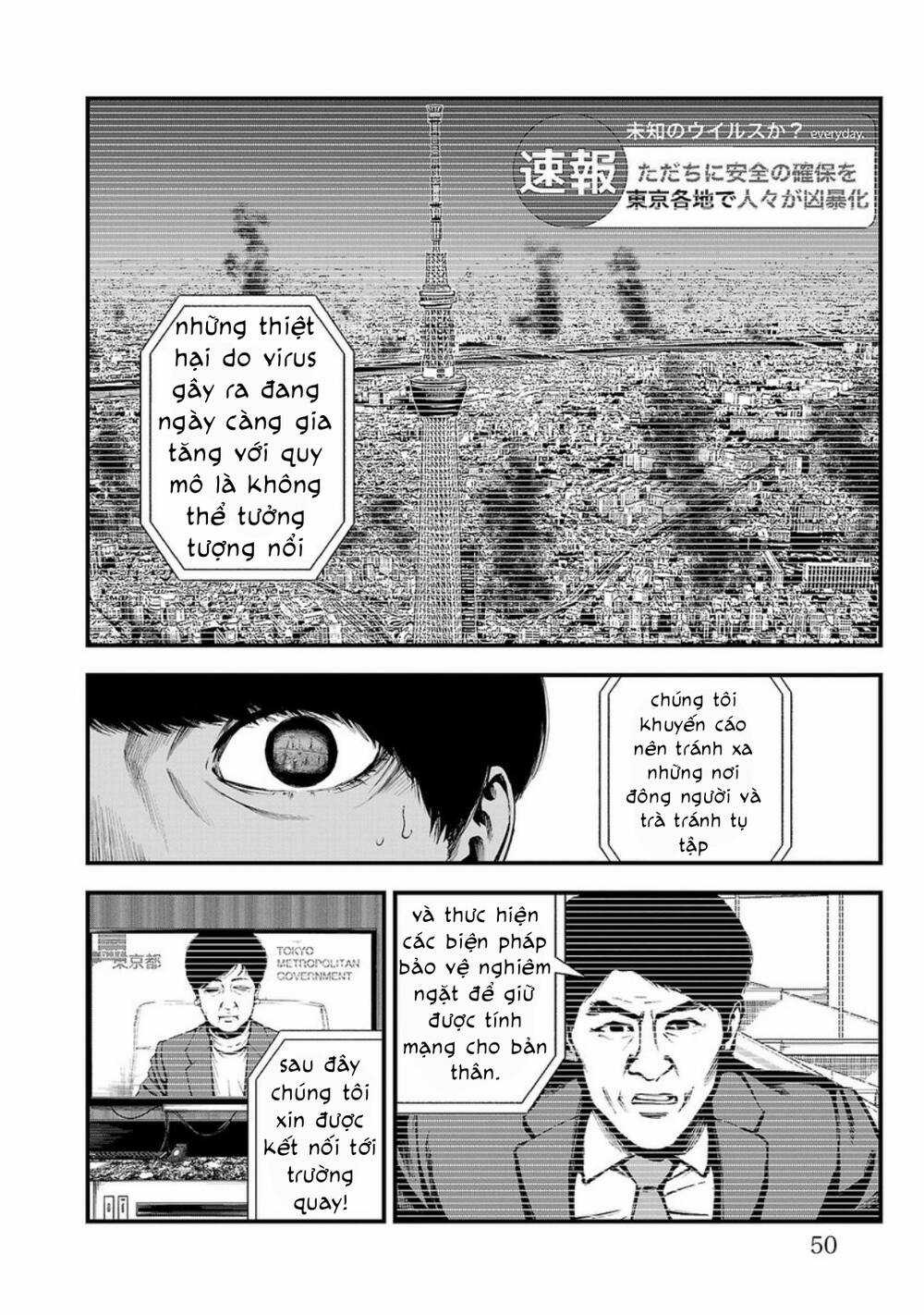 Fushi To Batsu: Đại Dịch Xác Sống Chapter 1 trang 42