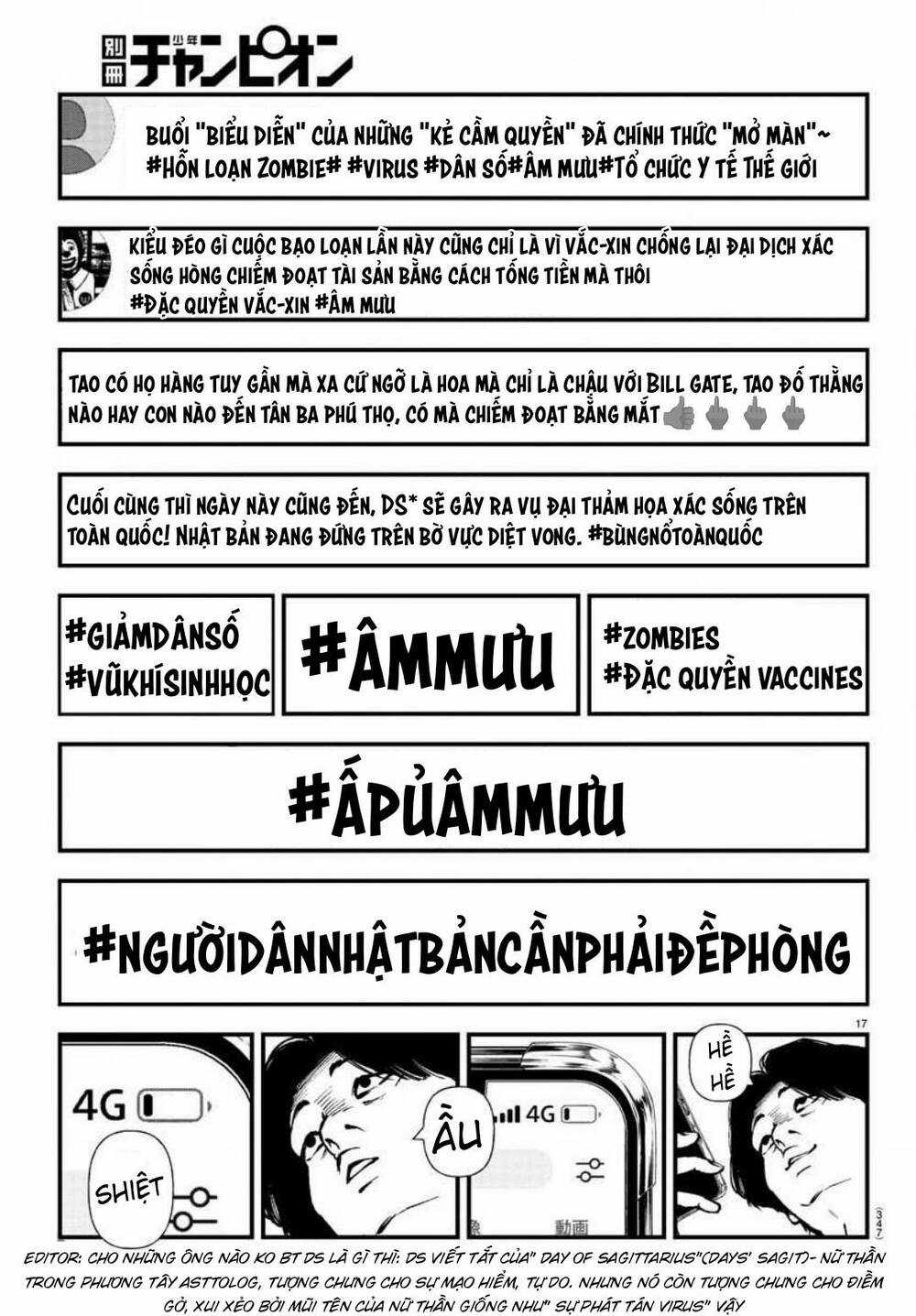 Fushi To Batsu: Đại Dịch Xác Sống Chapter 10 trang 16