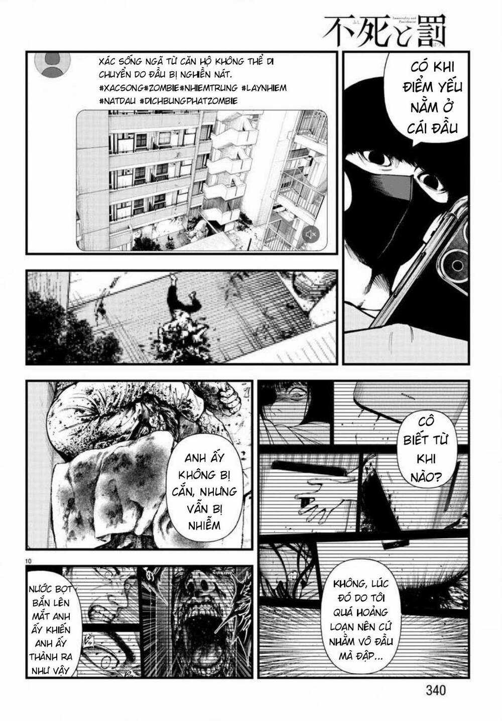 Fushi To Batsu: Đại Dịch Xác Sống Chapter 10 trang 9