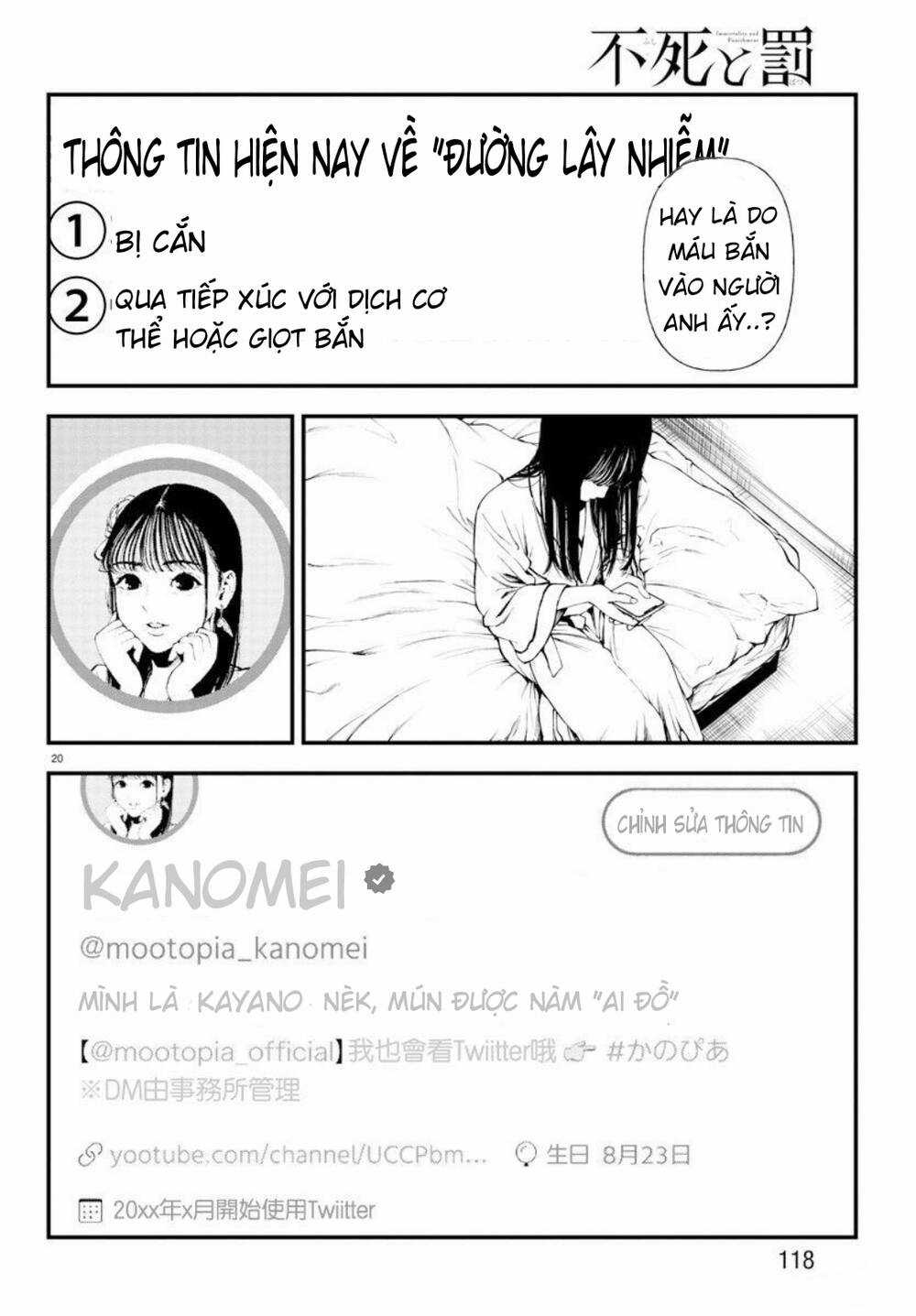 Fushi To Batsu: Đại Dịch Xác Sống Chapter 3 trang 19