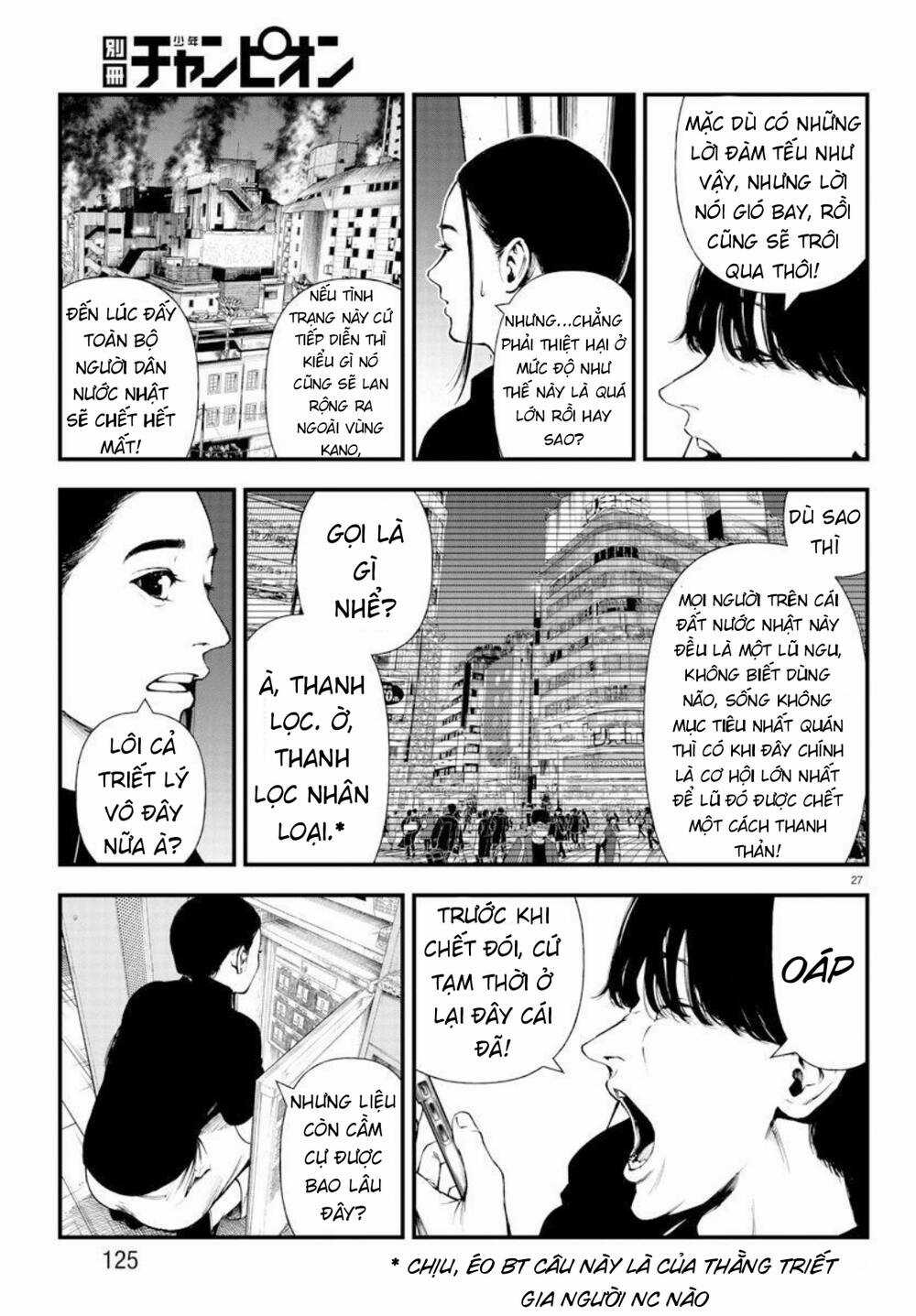 Fushi To Batsu: Đại Dịch Xác Sống Chapter 3 trang 26