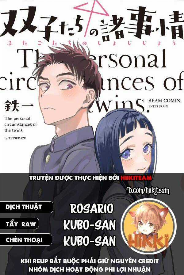 Futago-Tachi No Sho Jijou Chapter 16 trang 0