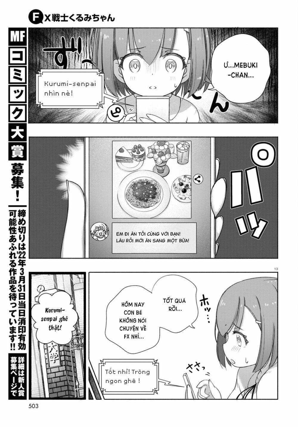 Fx Chiến Thần Kurumi Chan Chapter 8 trang 14