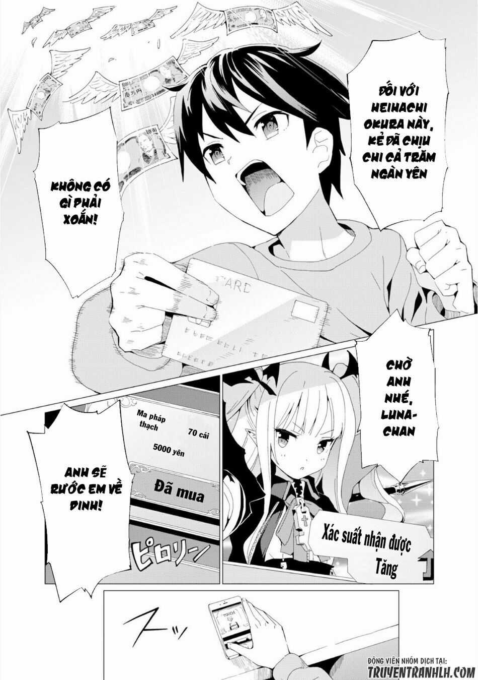 Gacha Wo Mawashite Nakama Wo Fuyasu Saikyou No Bishoujo Gundan Wo Tsukuriagero Chapter 1 trang 8