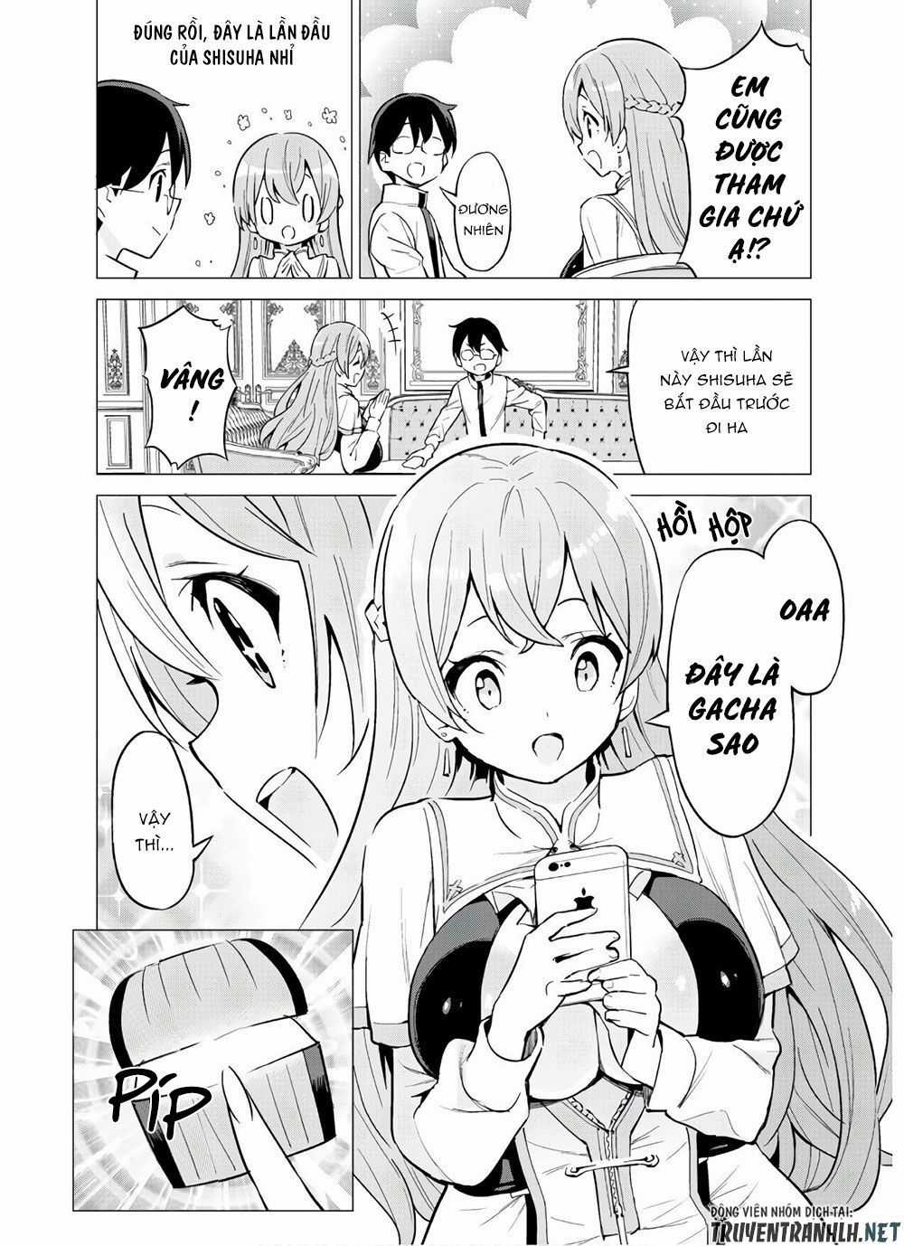Gacha Wo Mawashite Nakama Wo Fuyasu Saikyou No Bishoujo Gundan Wo Tsukuriagero Chapter 27 trang 7