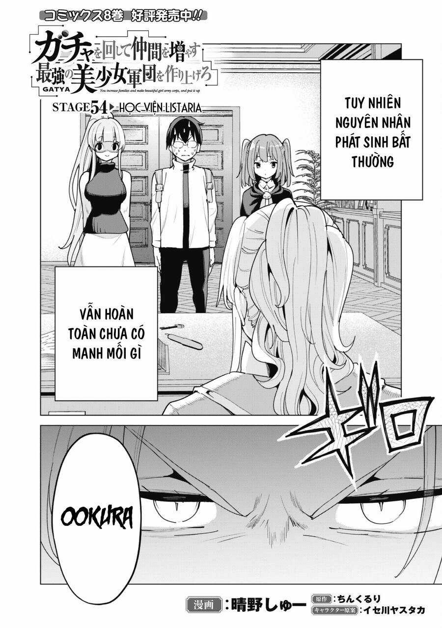 Gacha Wo Mawashite Nakama Wo Fuyasu Saikyou No Bishoujo Gundan Wo Tsukuriagero Chapter 54 trang 3