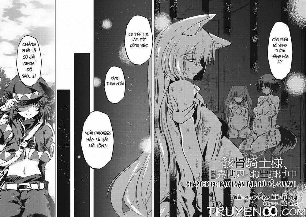 Gaikotsu Kishi-Sama, Tadaima Isekai E O Dekake-Chu Chapter 13 trang 1