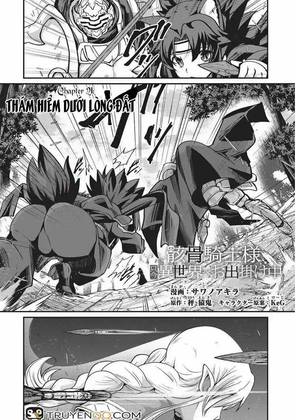 Gaikotsu Kishi-Sama, Tadaima Isekai E O Dekake-Chu Chapter 21 trang 1