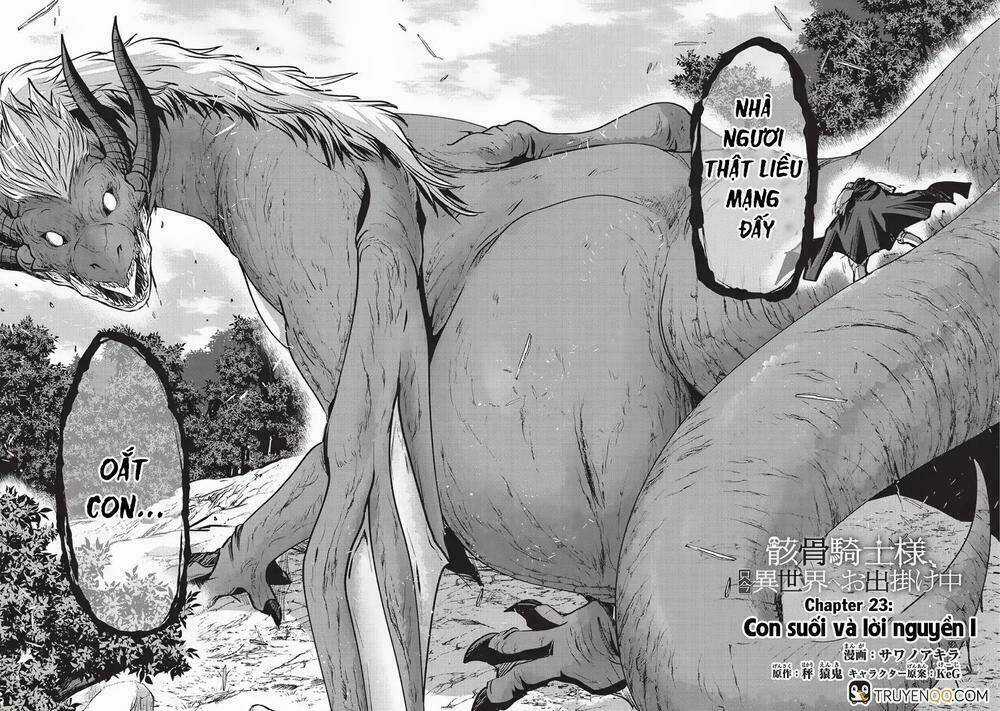 Gaikotsu Kishi-Sama, Tadaima Isekai E O Dekake-Chu Chapter 23 trang 2