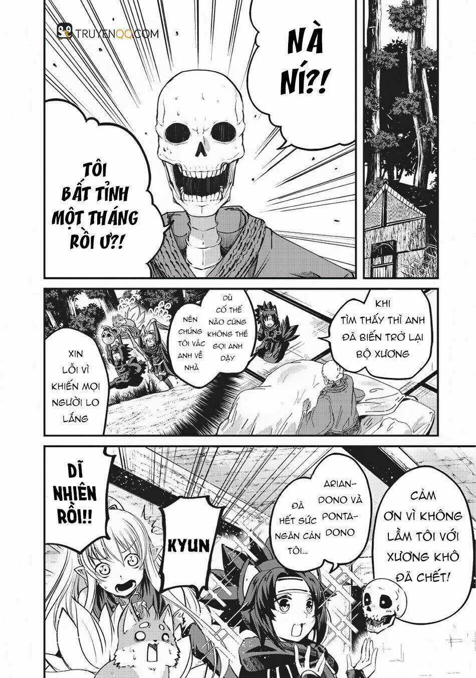 Gaikotsu Kishi-Sama, Tadaima Isekai E O Dekake-Chu Chapter 24 trang 17