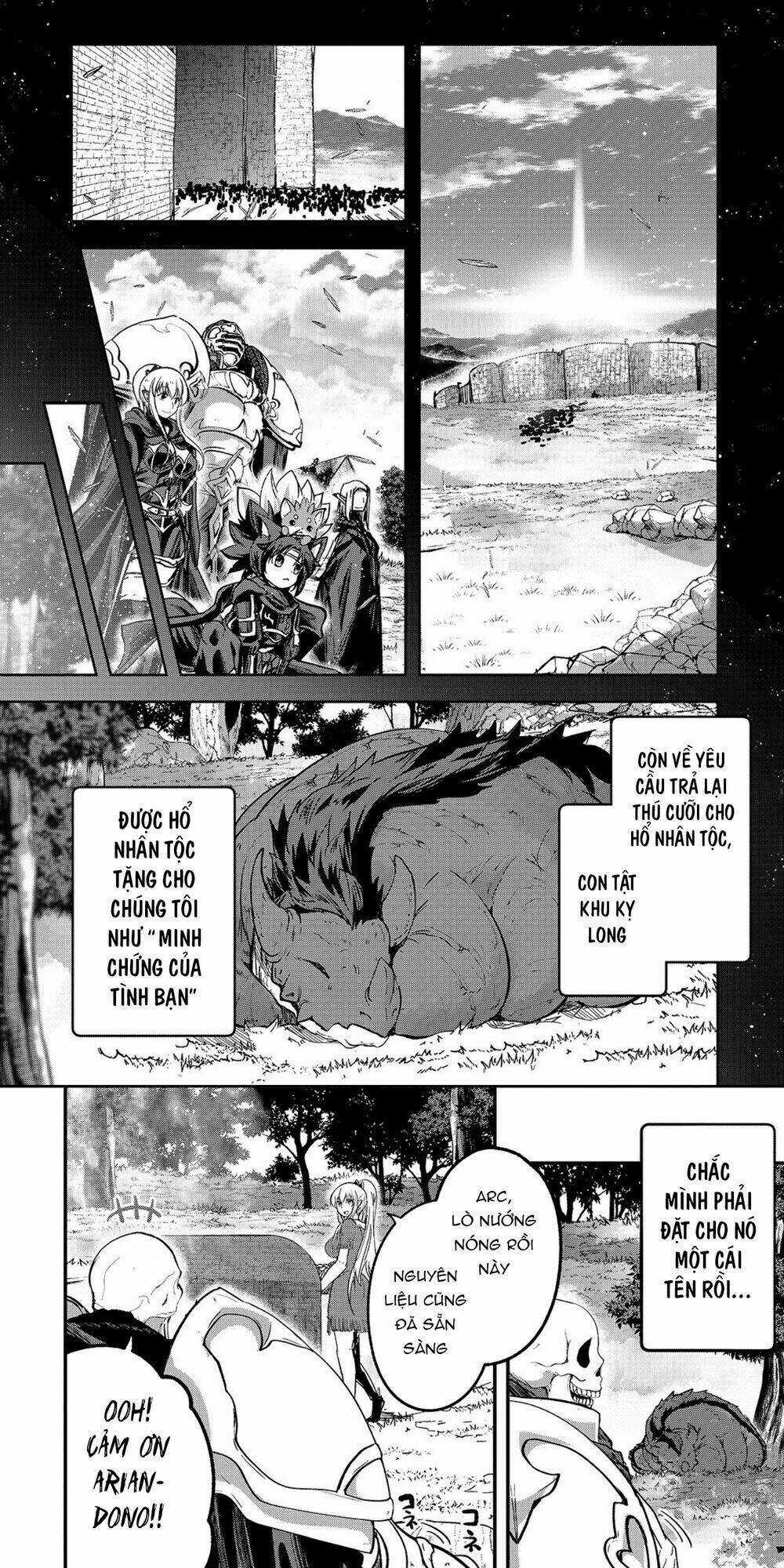 Gaikotsu Kishi-Sama, Tadaima Isekai E O Dekake-Chu Chapter 34 trang 7