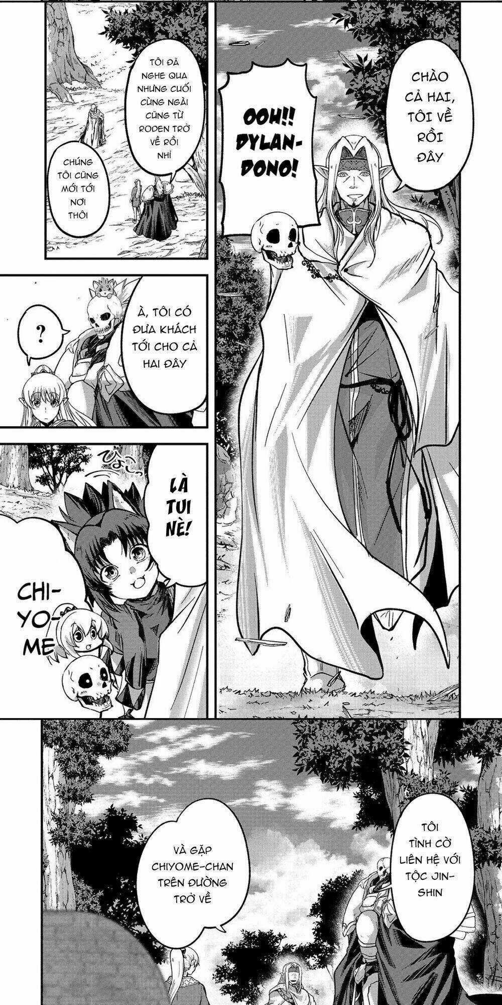 Gaikotsu Kishi-Sama, Tadaima Isekai E O Dekake-Chu Chapter 34 trang 9