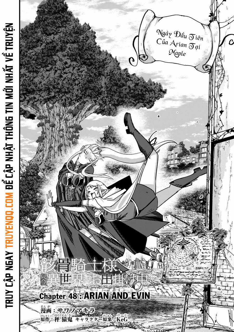 Gaikotsu Kishi-Sama, Tadaima Isekai E O Dekake-Chu Chapter 48 trang 2