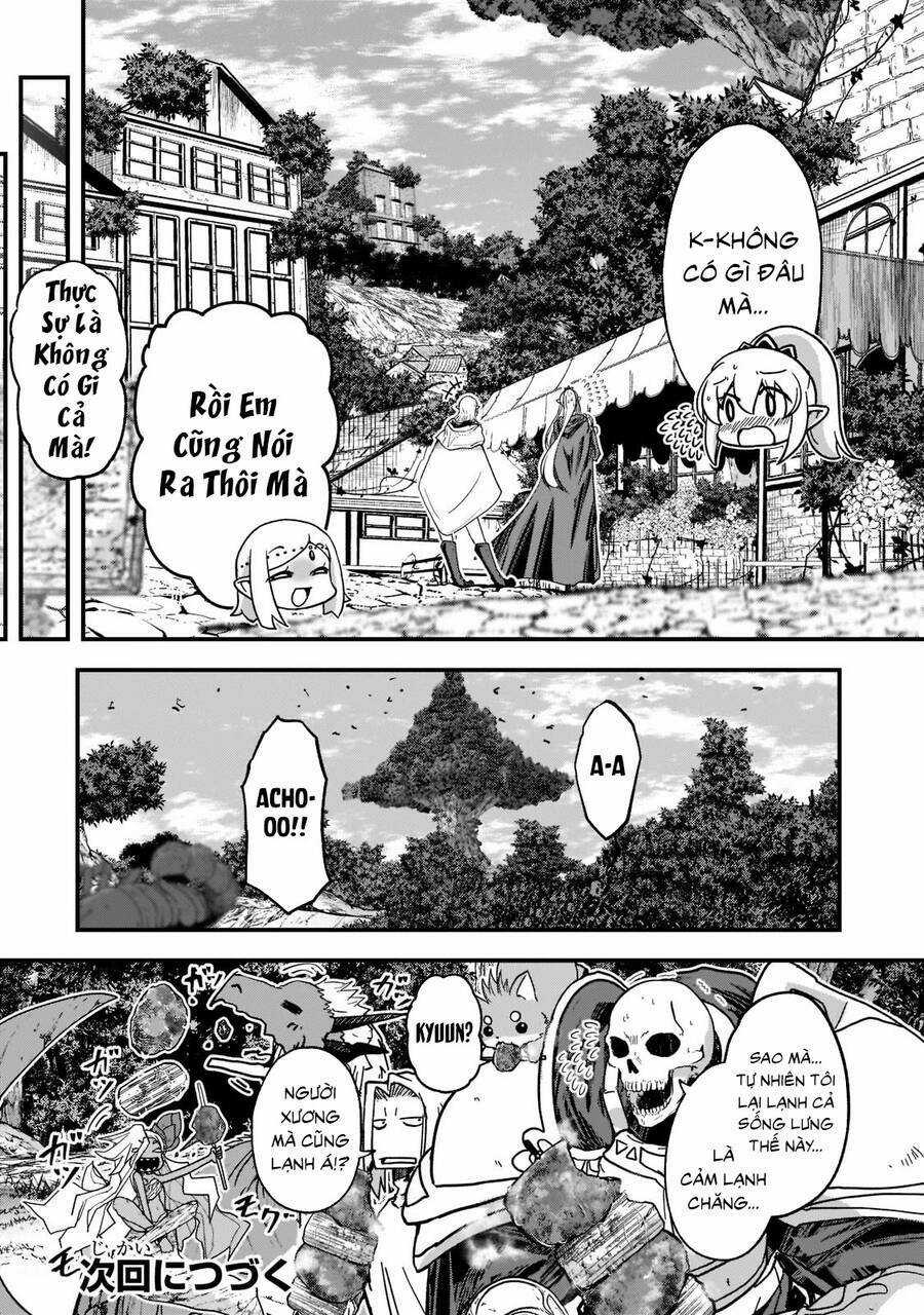 Gaikotsu Kishi-Sama, Tadaima Isekai E O Dekake-Chu Chapter 49.5 trang 19