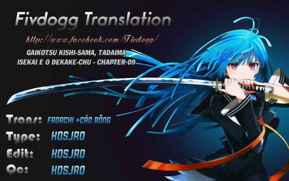 Gaikotsu Kishi-Sama, Tadaima Isekai E O Dekake-Chu Chapter 9 trang 0