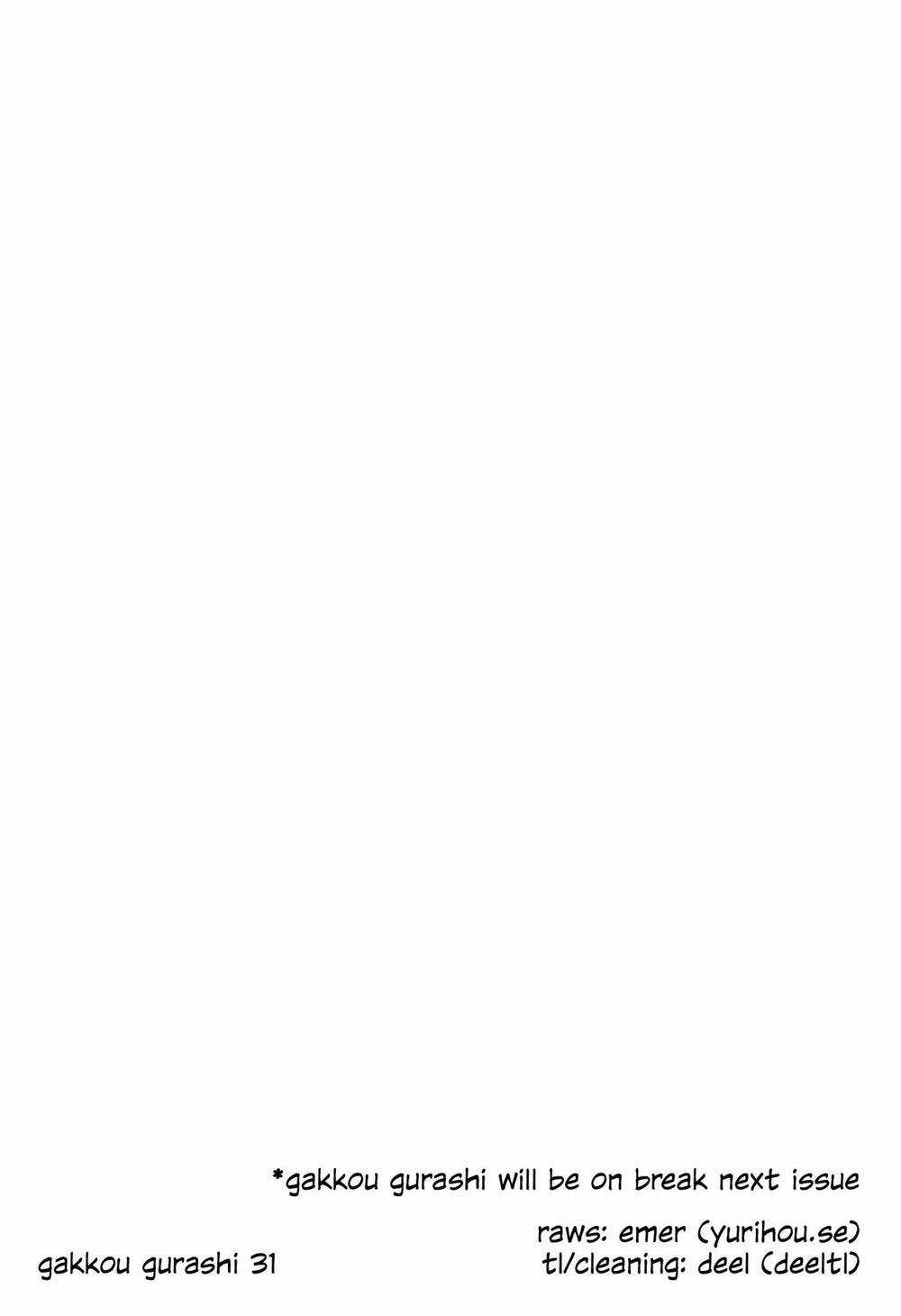Gakkou Gurashi! Chapter 31 trang 25