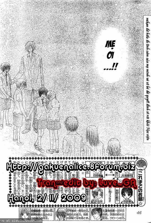 Gakuen Alice Chapter 122 trang 1