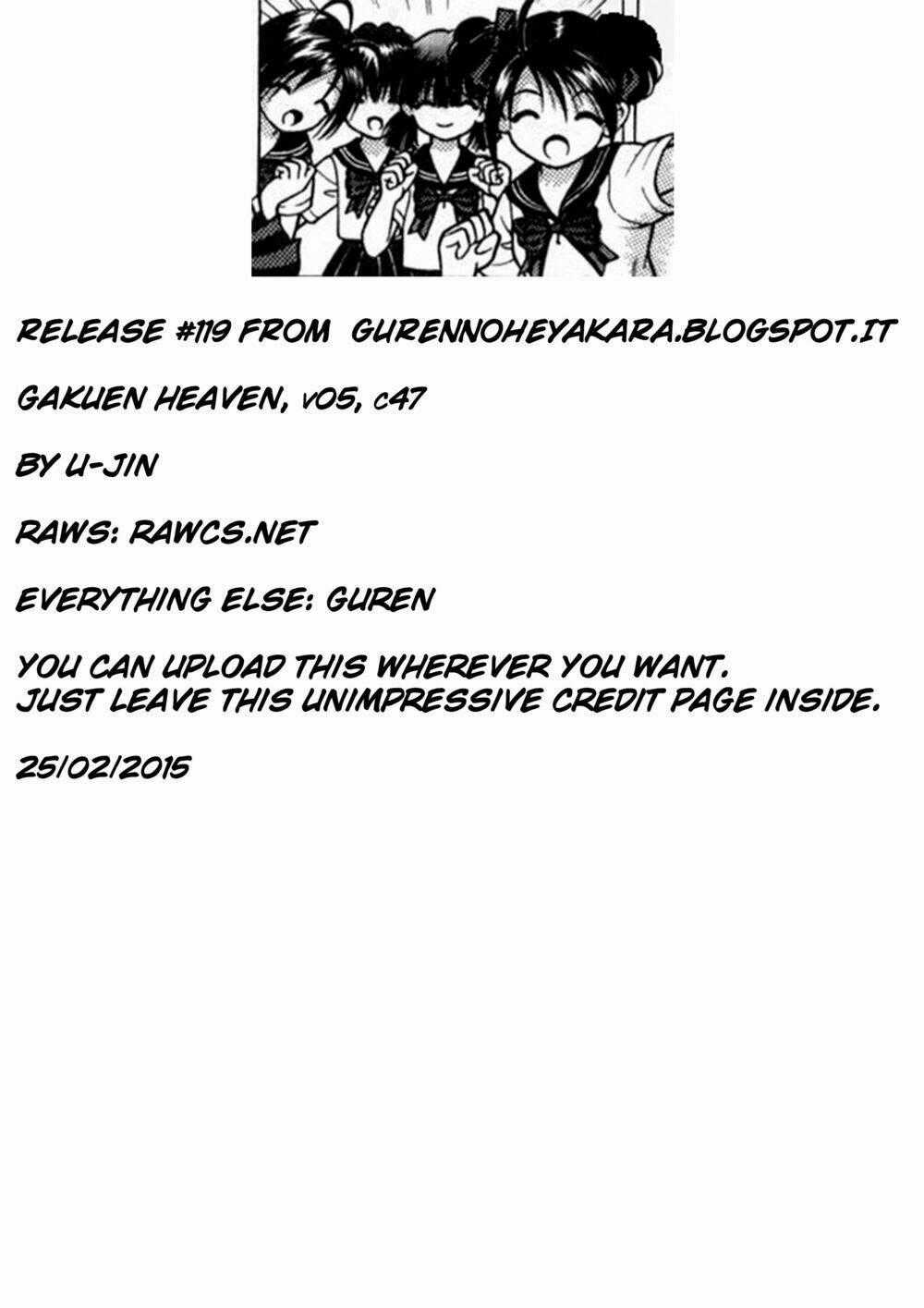 Gakuen Heaven Chapter 47 trang 19