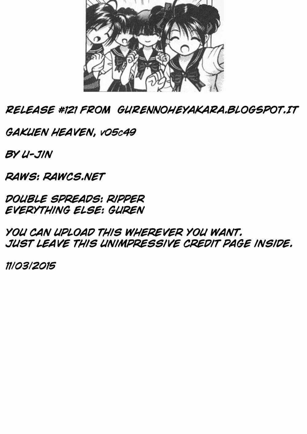 Gakuen Heaven Chapter 49 trang 18