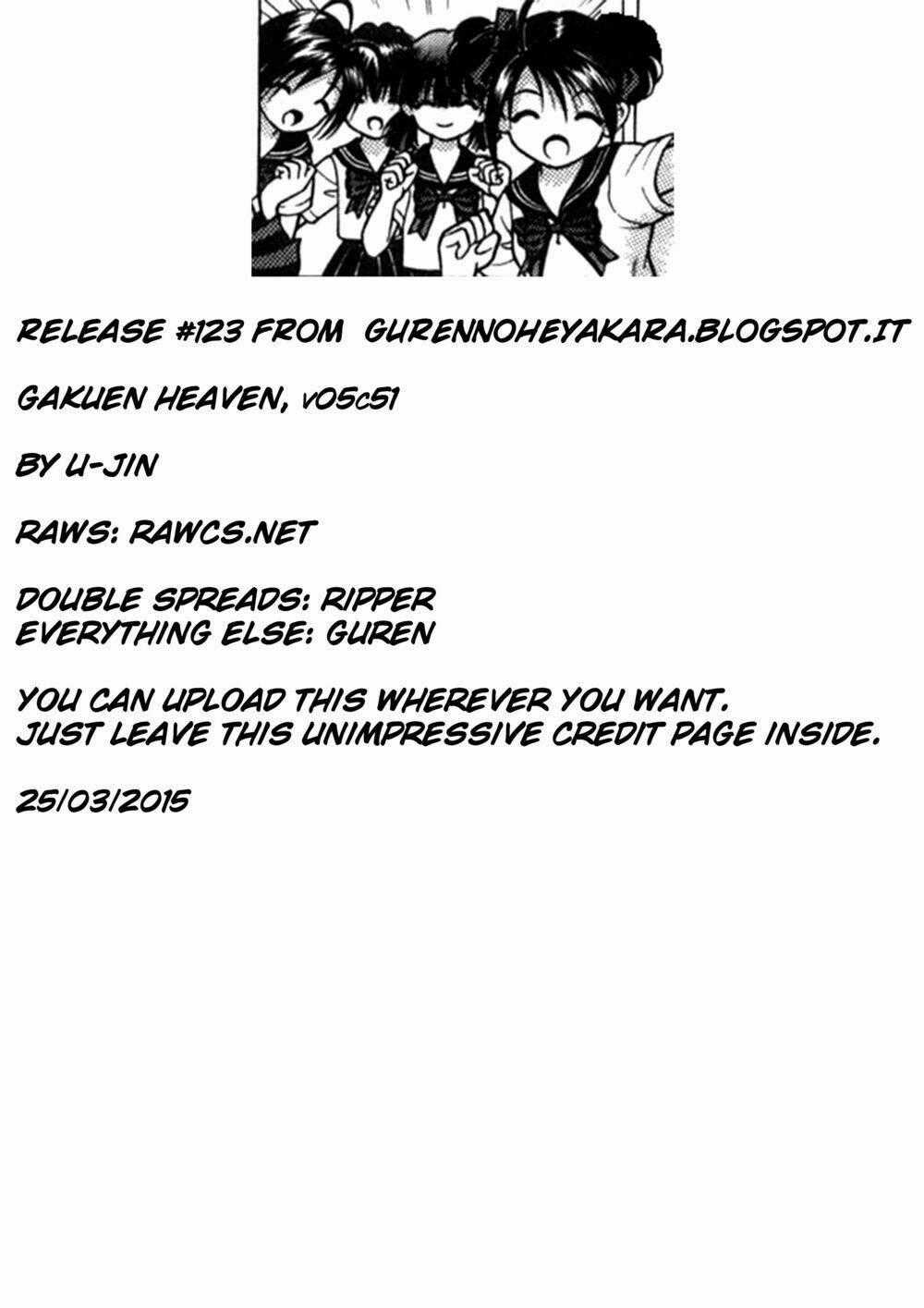 Gakuen Heaven Chapter 51 trang 19