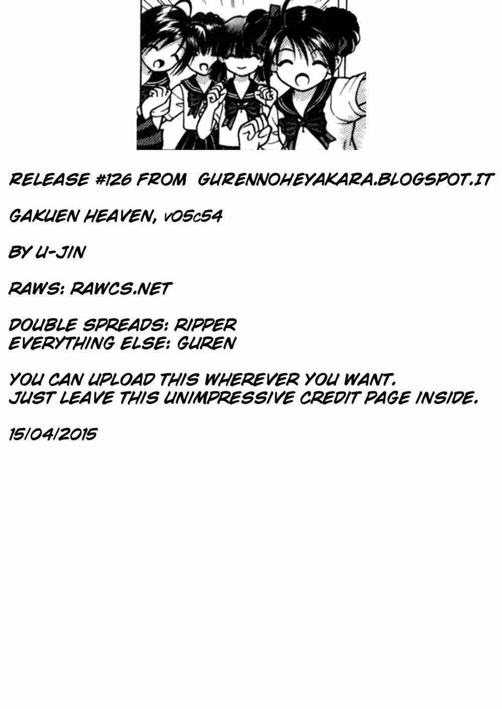Gakuen Heaven Chapter 54 trang 21