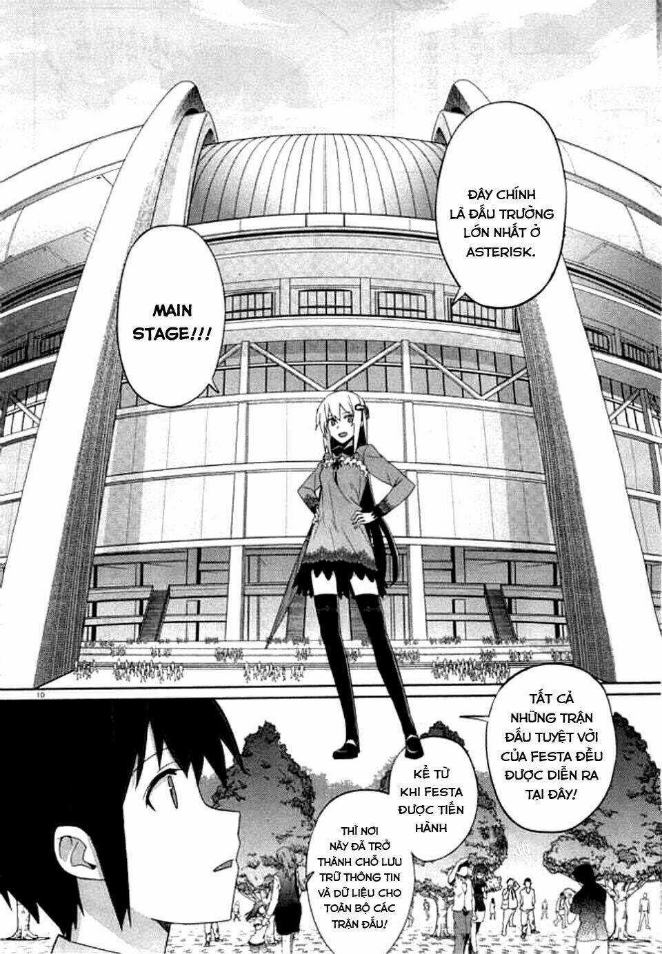 Gakusen Toshi Asterisk Chapter 12 trang 10