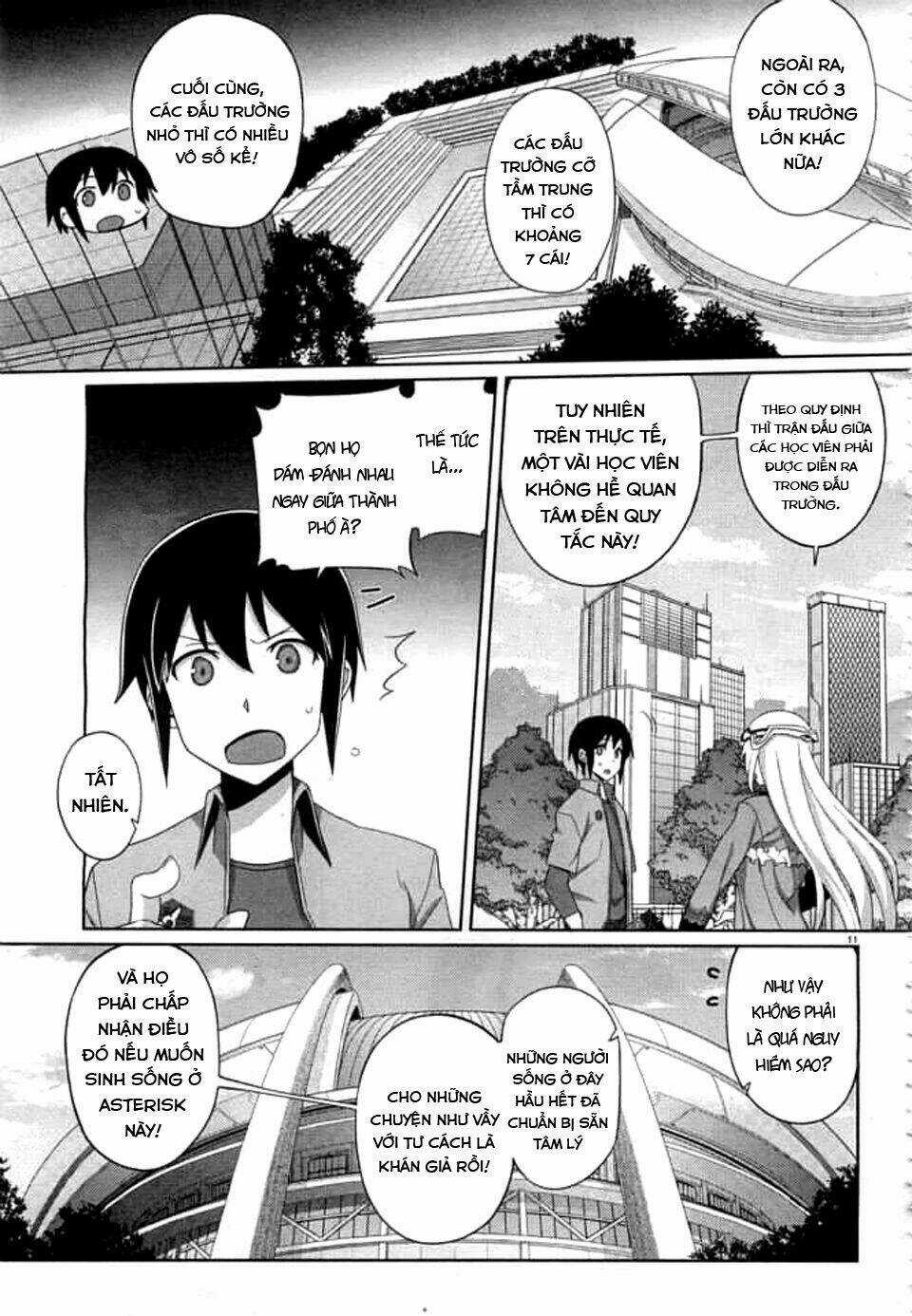 Gakusen Toshi Asterisk Chapter 12 trang 11