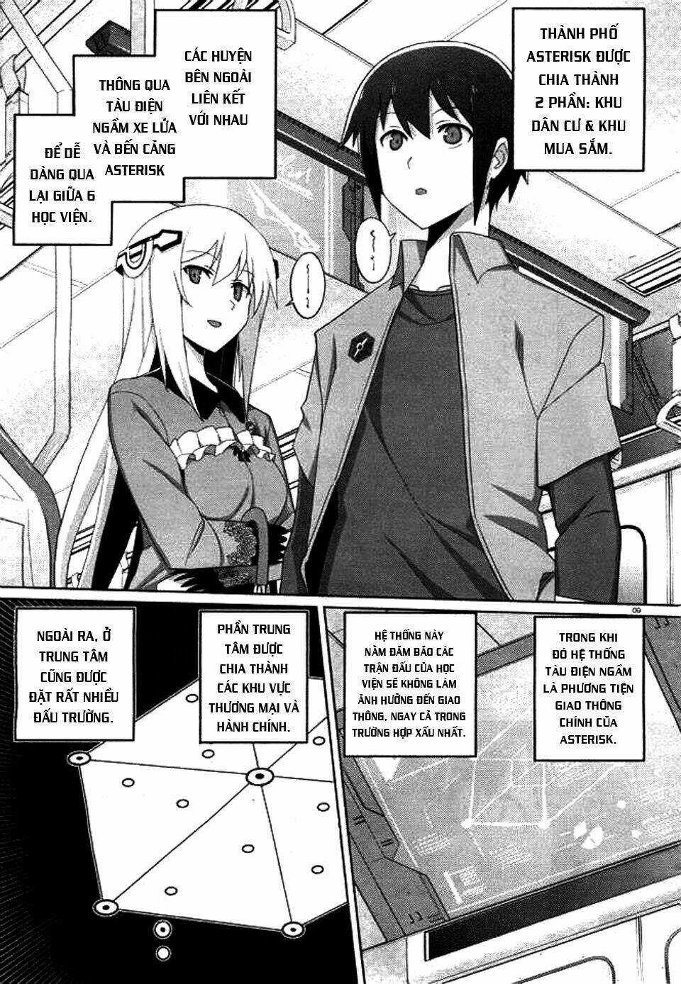 Gakusen Toshi Asterisk Chapter 12 trang 9