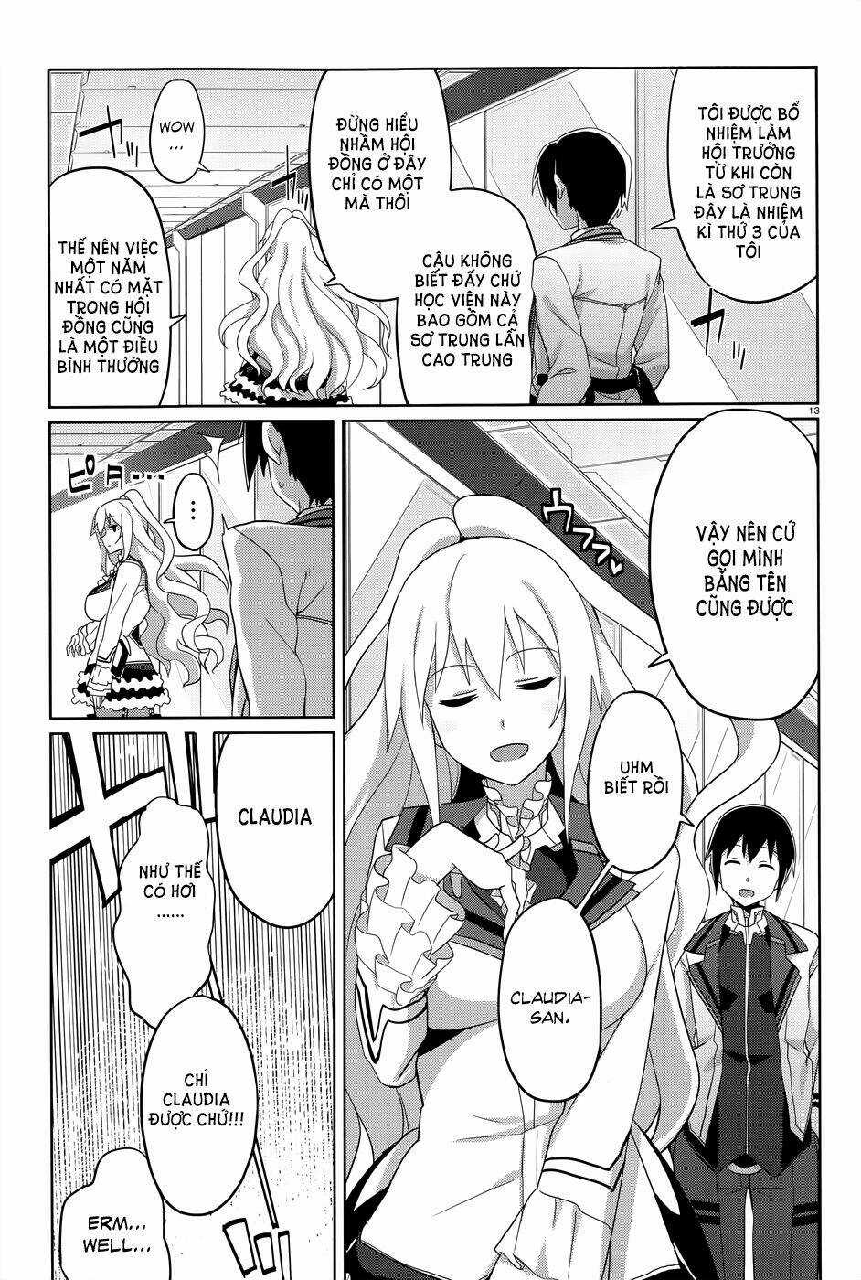Gakusen Toshi Asterisk Chapter 3 trang 14