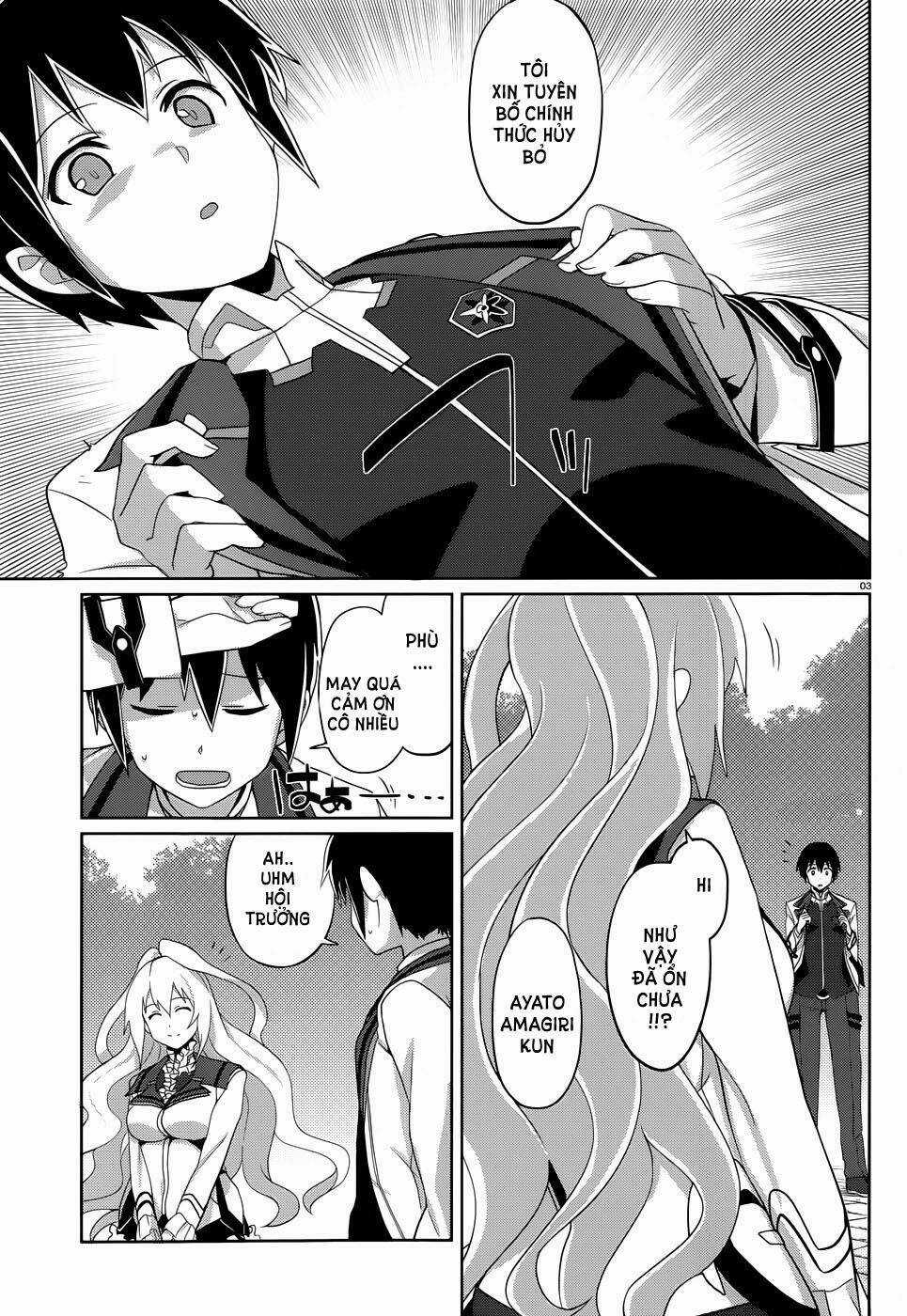 Gakusen Toshi Asterisk Chapter 3 trang 4