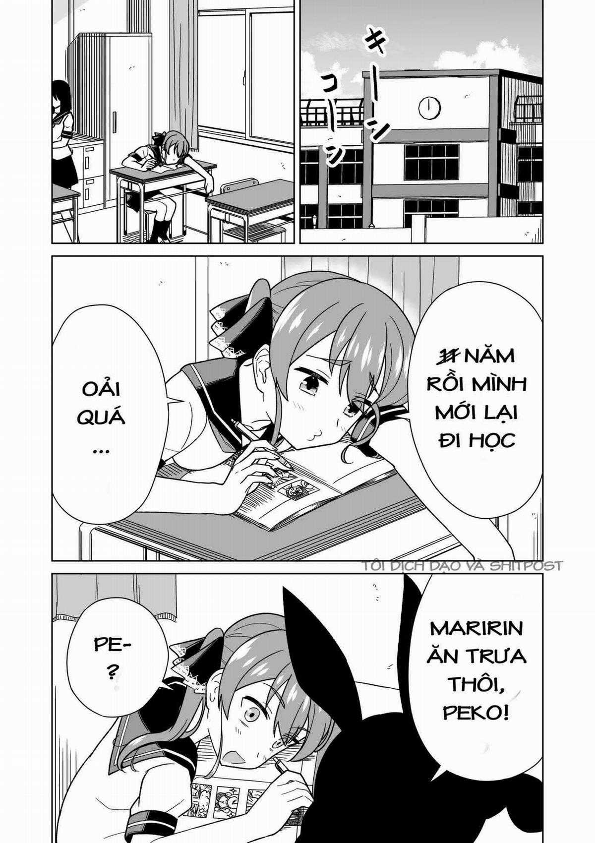 Gal Game Chinh Phục Pekora Của Senchou Chapter 1 trang 11