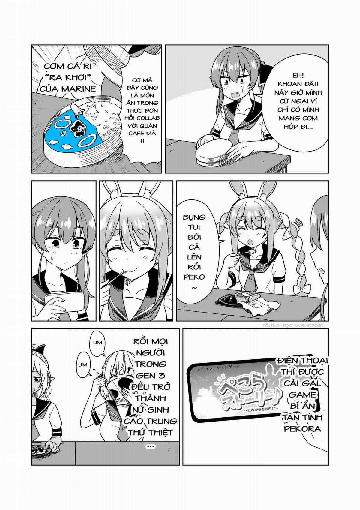 Gal Game Chinh Phục Pekora Của Senchou Chapter 1 trang 14