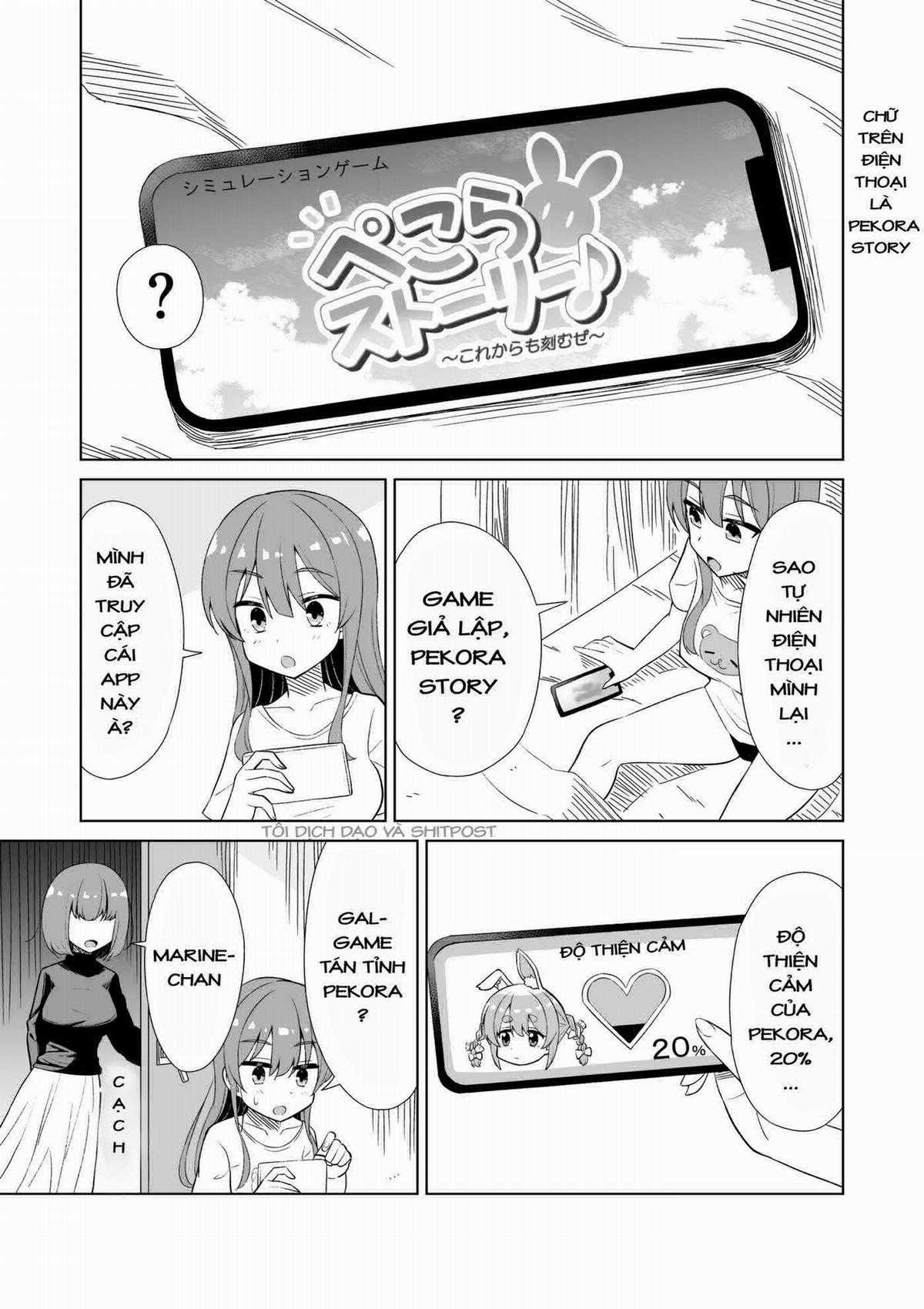 Gal Game Chinh Phục Pekora Của Senchou Chapter 1 trang 2