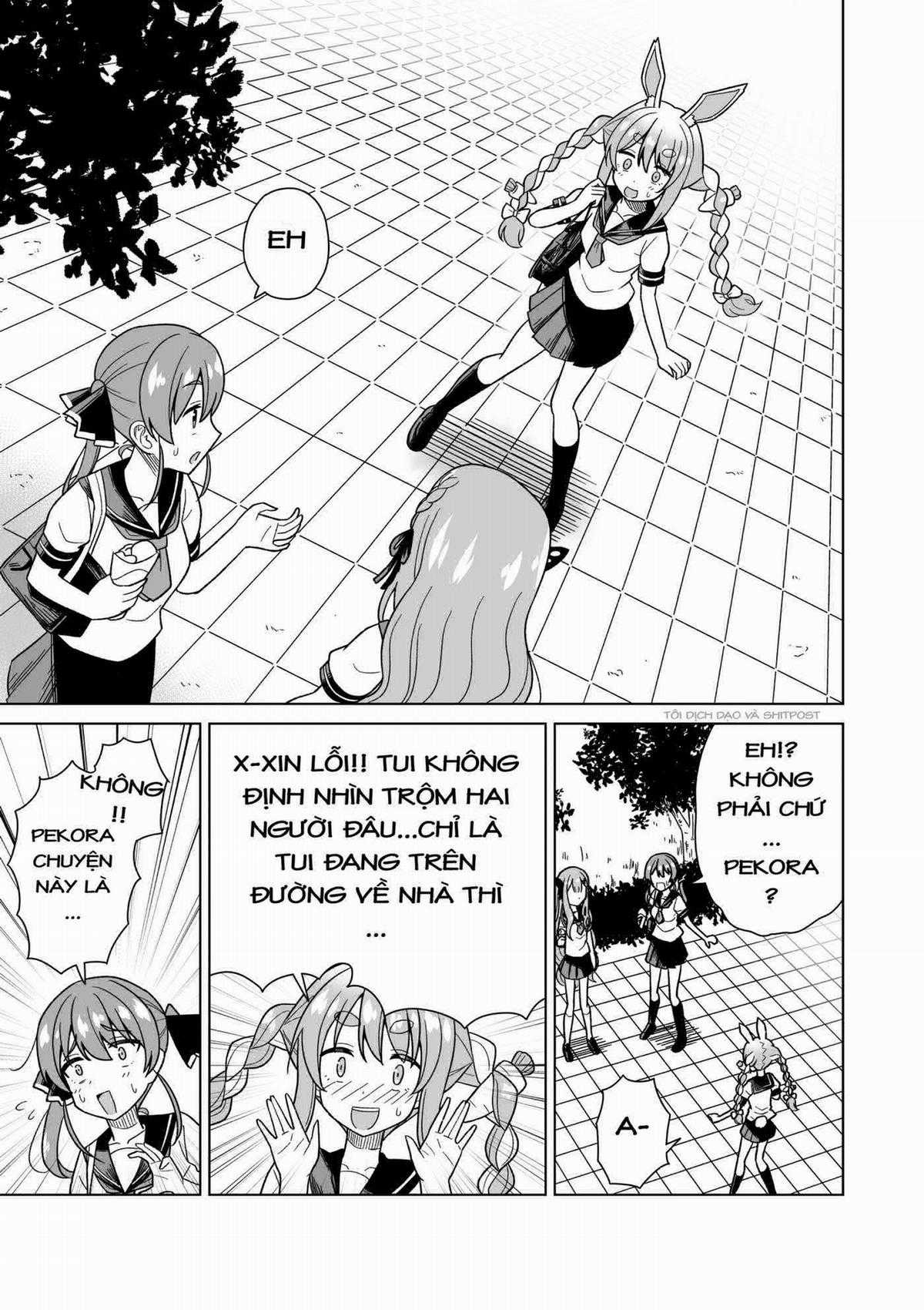 Gal Game Chinh Phục Pekora Của Senchou Chapter 1 trang 22