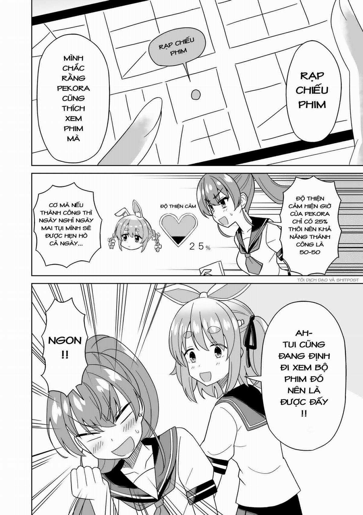 Gal Game Chinh Phục Pekora Của Senchou Chapter 2 trang 20