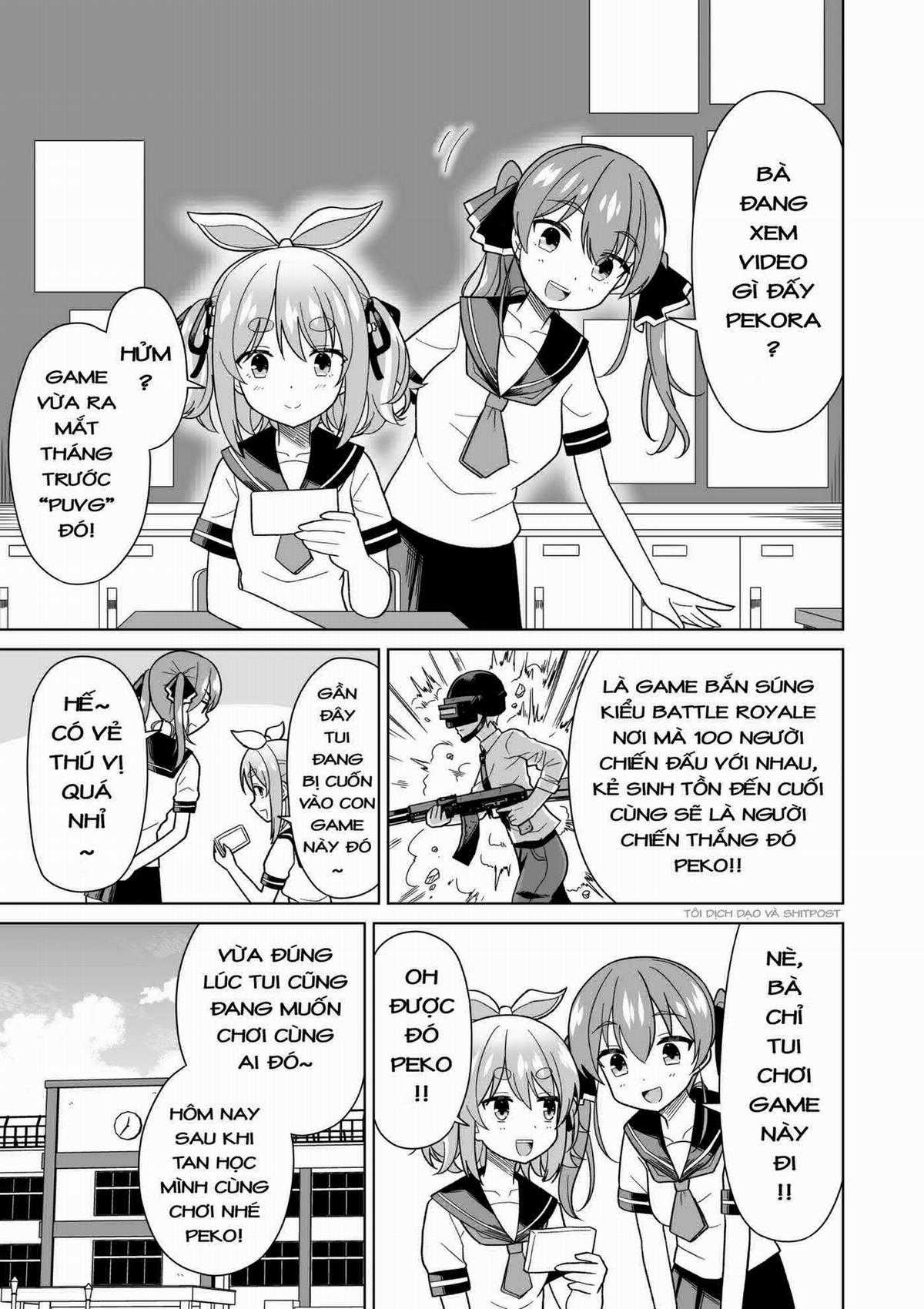 Gal Game Chinh Phục Pekora Của Senchou Chapter 2 trang 5