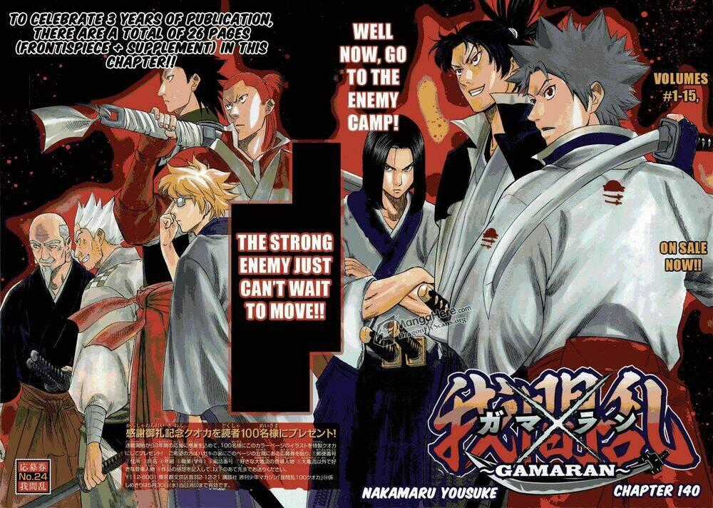 Gamaran Chapter 140 trang 1